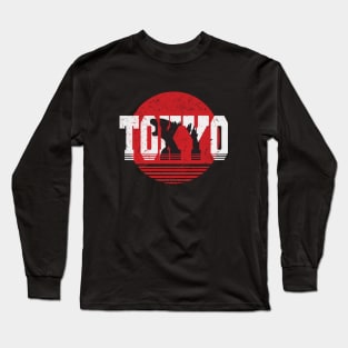 Godzilla in Tokyo Long Sleeve T-Shirt